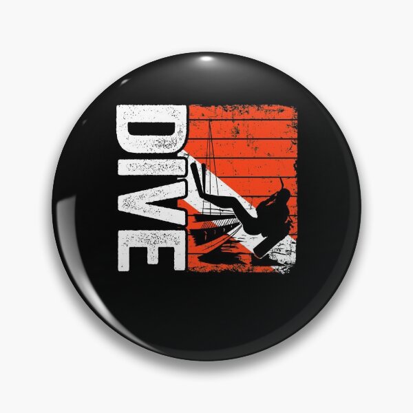 Item preview, Scuba Diving Vintage Dive Scuba Diver Down Flag designed and sold by Stronzi.