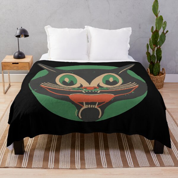 Item preview, Vintage Halloween Black Cat - Scaredy Cat designed and sold by Epitome Girl.