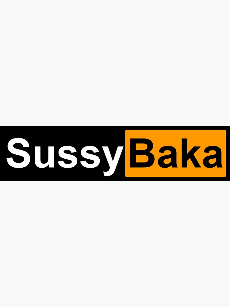 Sussy Baka Sticker for Sale by danielstudios