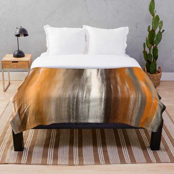 Orange Throw Blanket