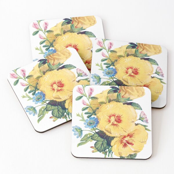 Item preview, Vintage Yellow Blue and Pink Bouquet Illustration designed and sold by xostarboyxo.