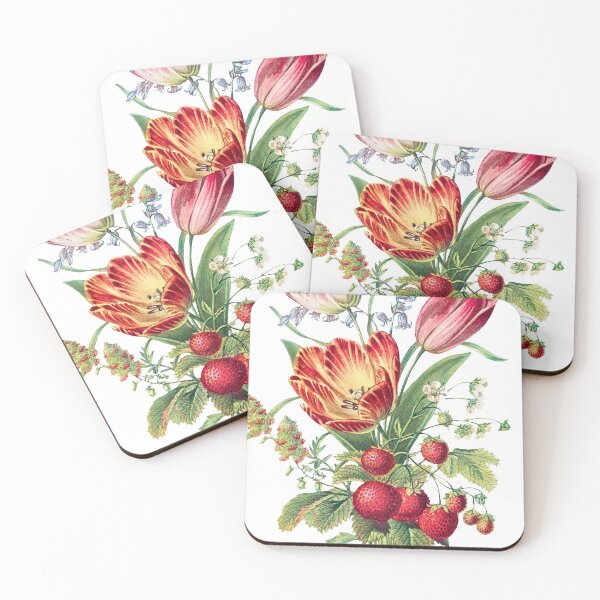 Item preview, Vintage Strawberry Bouquet Illustration designed and sold by xostarboyxo.