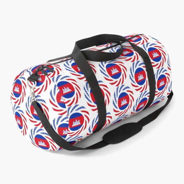 Item preview, Cambodian American Multinational Patriot Flag designed and sold by Carbon-Fibre Media.