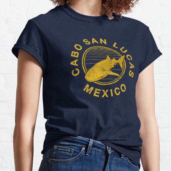  Cabo San Lucas Vintage Tribal Fish Long Sleeve T-Shirt :  Clothing, Shoes & Jewelry