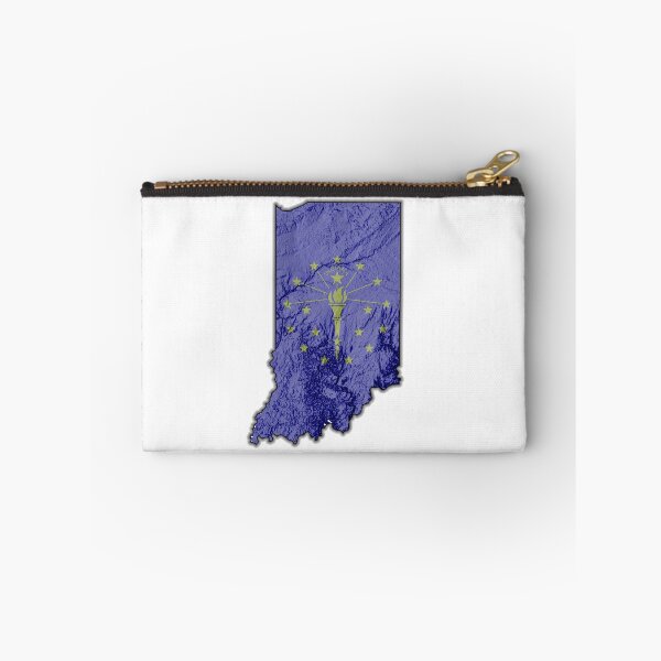 Item preview, Indiana State Flag designed and sold by CartographyJake.
