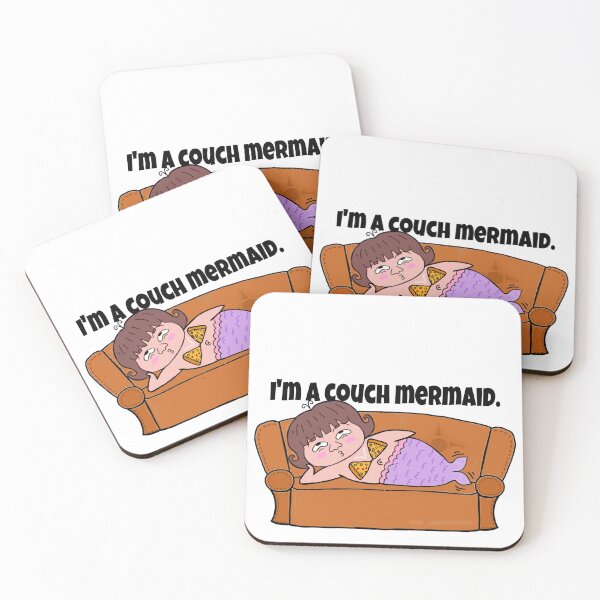Item preview, I'm a couch mermaid. designed and sold by Ms-Wgaf.