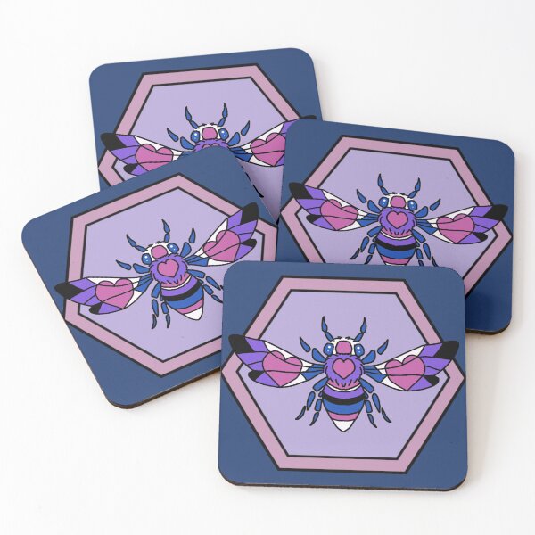 Item preview, Genderfluid Pride Bee designed and sold by Screaming-Frog.