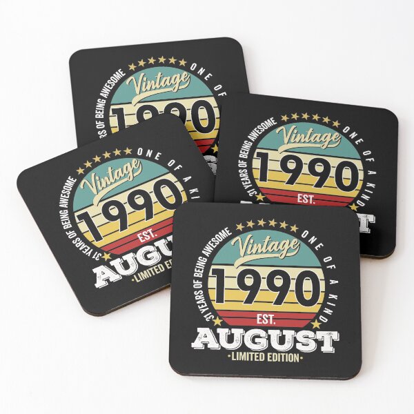 Item preview, 31 Years Of Being Awesome - One Of A Kind Limited Edition - 1990 Vintage 31s Retro, Classic, Cool, August Birthday.  designed and sold by ALITOPRINCE.