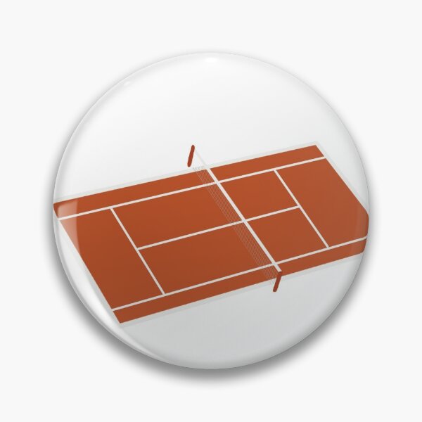 Item preview, Red Tennis Court Sticker (French Open inspired) designed and sold by madsskeen.
