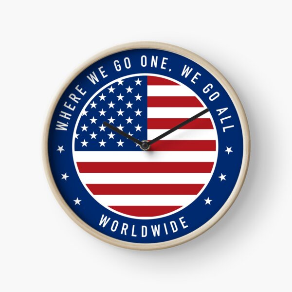 USA BADGE DESIGN Clock