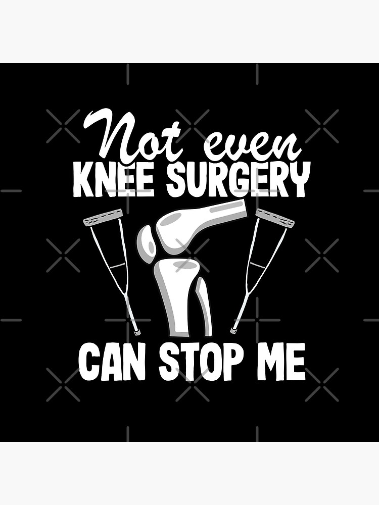 Knee Replacement Not Even Knee Surgery Can Stop Me Throw Pillow by Stronzi