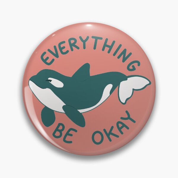 Item preview, Everything whale be okay designed and sold by scribbli.