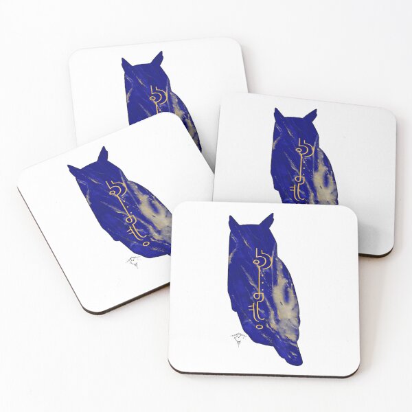 Item preview, Lapis Great Horned Owl designed and sold by jenniferLoree.