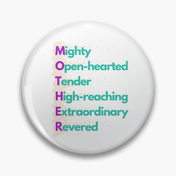 Item preview, MOTHER Acrostic Poem Purple and Teal designed and sold by SweetLouiseTees.