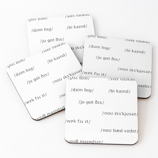 Item preview, Motivational Quotes but in IPA designed and sold by sporadicdoodlin.