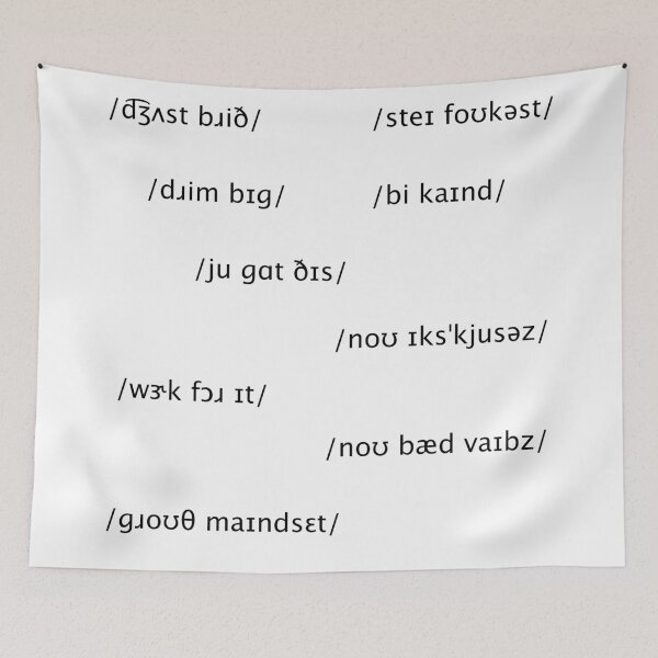 Item preview, Motivational Quotes but in IPA designed and sold by sporadicdoodlin.