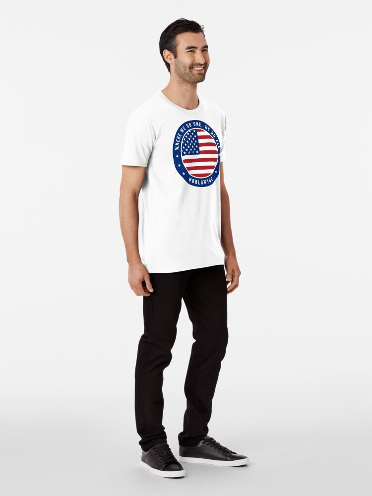 Alternate view of USA BADGE DESIGN Premium T-Shirt