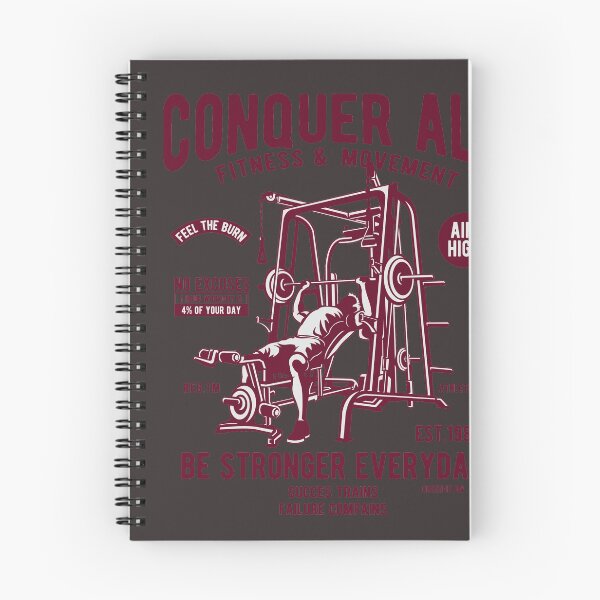 Item preview, Conquer All Fitness Retro Classic Training Gym Art designed and sold by sloganz.
