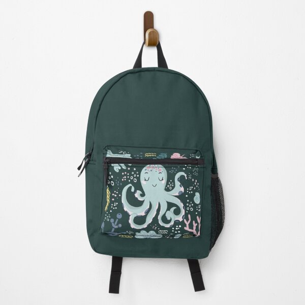 Item preview, Cute Octopus Underwater Doodle designed and sold by KrisSidDesigns.