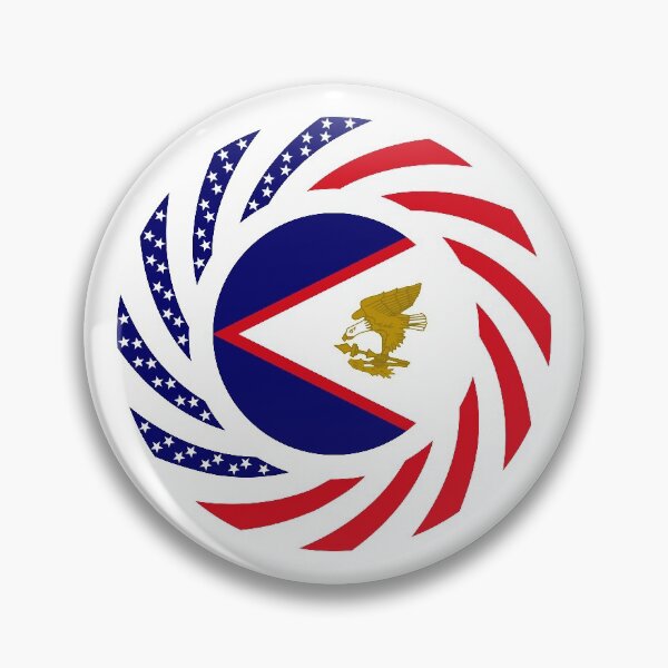 Item preview, American Samoa Multinational Patriot Flag Series designed and sold by Carbon-Fibre Media.