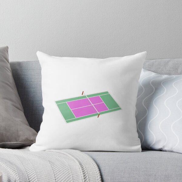 Item preview, Pink and Green Tennis Court sticker designed and sold by madsskeen.