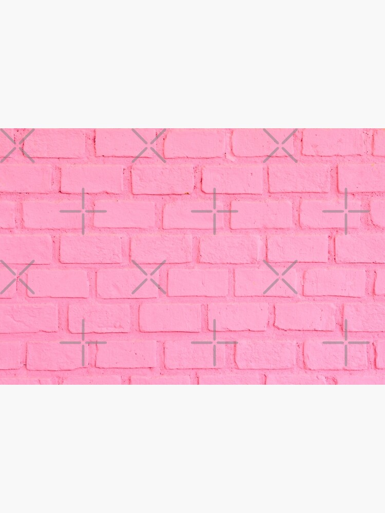 "Hot Pink Brick Wall Aesthetic" Art Print for Sale by RosiesSticks