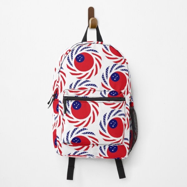 Item preview, Samoan American Multinational Patriot Flag Series designed and sold by Carbon-Fibre Media.