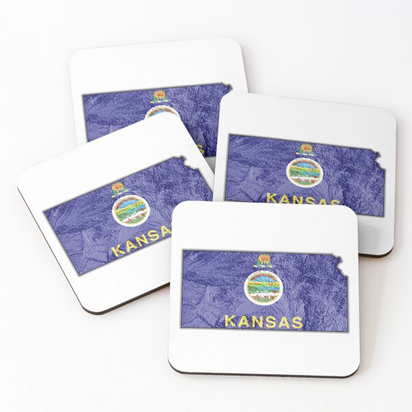 Item preview, Kansas State Flag designed and sold by CartographyJake.