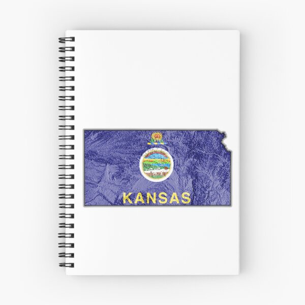 Item preview, Kansas State Flag designed and sold by CartographyJake.