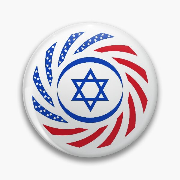 Item preview, Israeli American Multinational Patriot Flag  designed and sold by Carbon-Fibre Media.