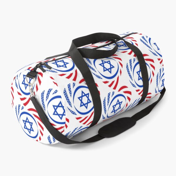 Item preview, Israeli American Multinational Patriot Flag (Heart) designed and sold by Carbon-Fibre Media.