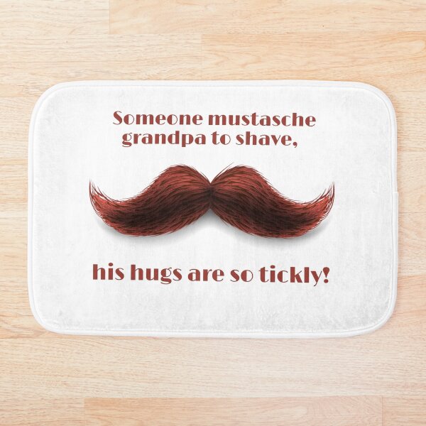 Item preview, funny brown grandfather mustache designed and sold by Marouane21.