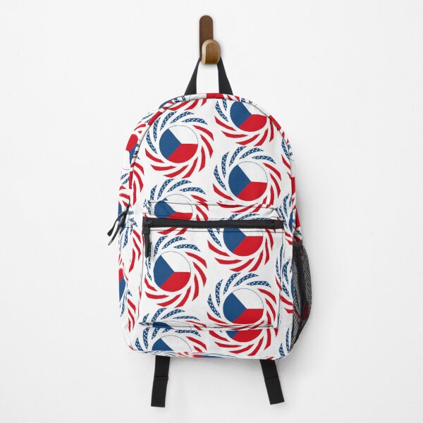 Item preview, Czech American Multinational Patriot Flag Series designed and sold by Carbon-Fibre Media.