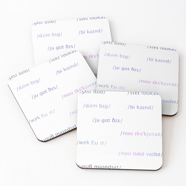 Item preview, Motivational Quotes but in IPA, Galaxy Theme designed and sold by sporadicdoodlin.