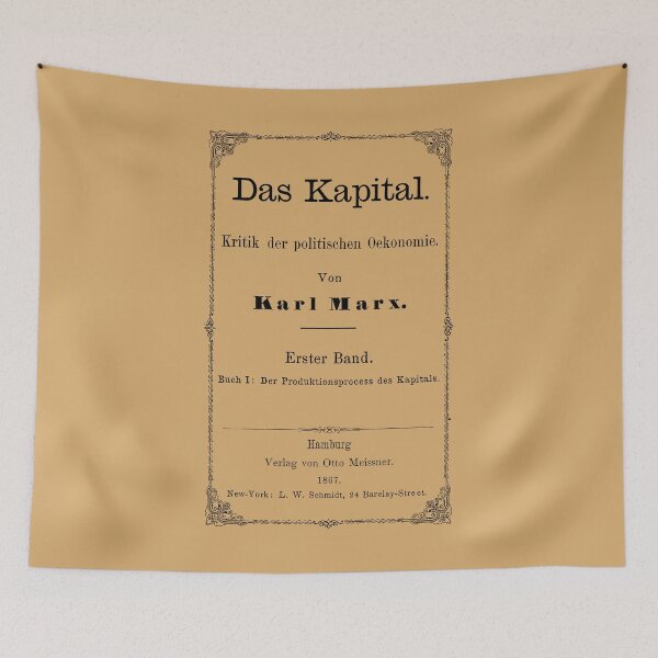 Item preview, Das Kapital Original Cover - Karl Marx, Communist, Socialist, Leftist, Marxist  designed and sold by SpaceDogLaika.