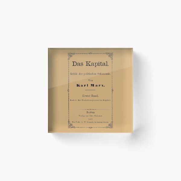 Artikelvorschau, Das Kapital Originalcover - Karl Marx, Kommunist, Sozialist, Linke, Marxist entworfen und verkauft von SpaceDogLaika.