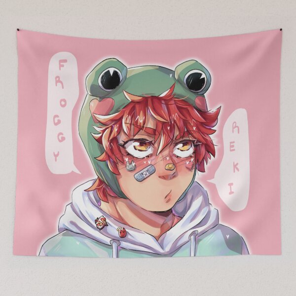Item preview, Reki froggy hat - Sk8 the infinity designed and sold by zeebree.