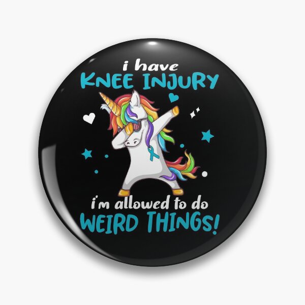 Item preview, Knee Injury Warrior I'm Allowed To Do Weird Things designed and sold by Brad-FI.