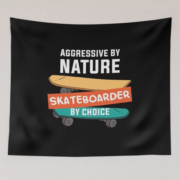 Item preview, Agressive by Nature Skateboarder by Choice Funny Skateboard  designed and sold by Rzelemenz.