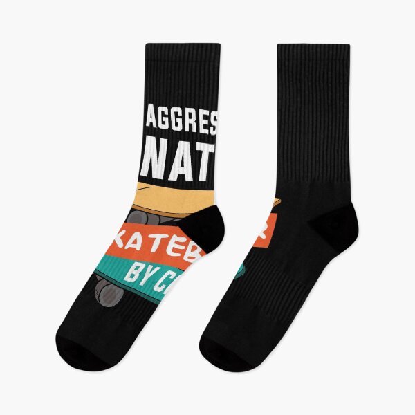 Item preview, Agressive by Nature Skateboarder by Choice Funny Skateboard  designed and sold by Rzelemenz.