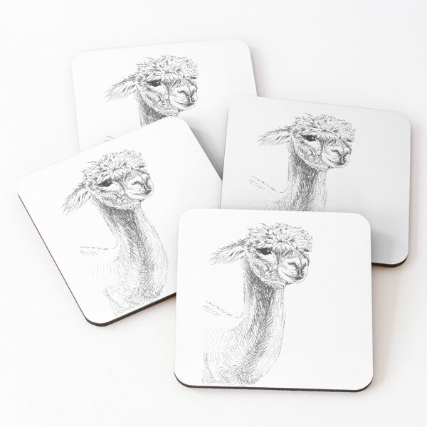 Item preview, Alpaca Drawing designed and sold by LauraWolfArtist.