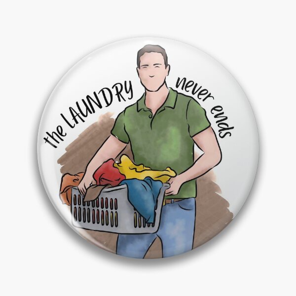 Item preview, The Laundry Never Ends designed and sold by Moved2Create.
