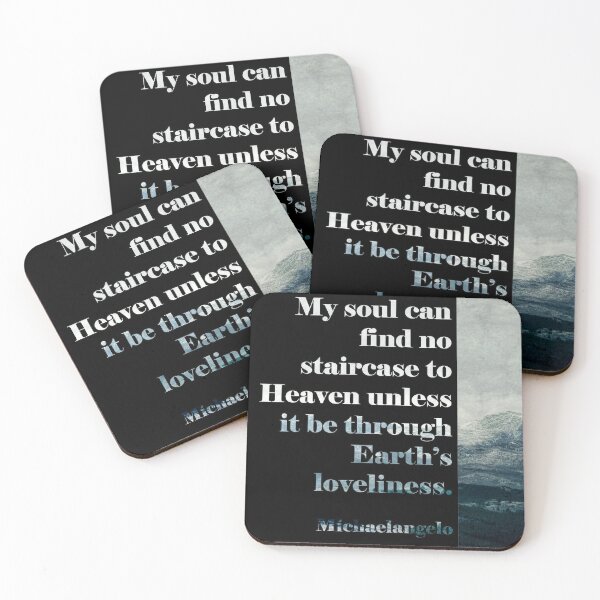 Item preview, Earth's Loveliness--Michelangelo Quote designed and sold by MiakadoArts.
