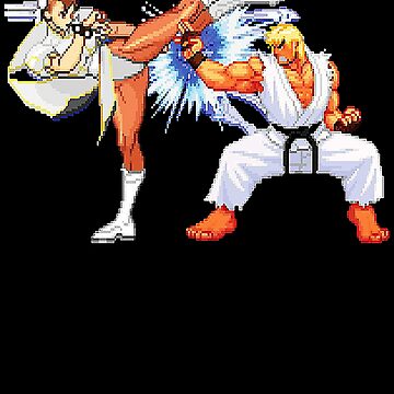 Aperçu de l'œuvre Daigo Umehara de Street Fighter contre le designer Justin Wong de BonnieLovato02