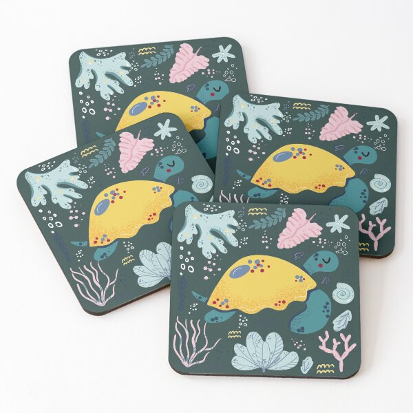 Item preview, Cute Turtle Underwater Doodle designed and sold by KrisSidDesigns.