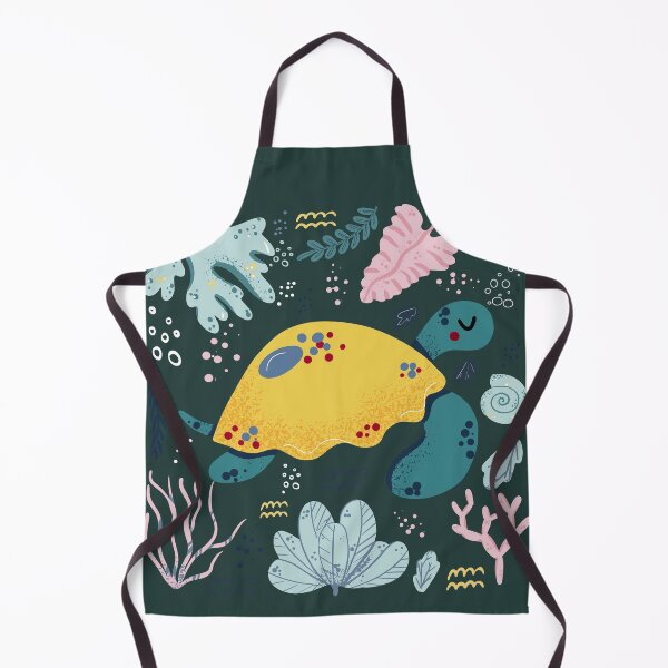 Item preview, Cute Turtle Underwater Doodle designed and sold by KrisSidDesigns.
