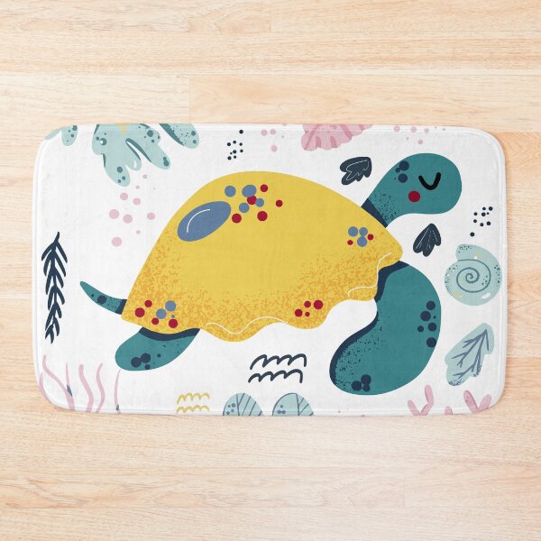 Item preview, Cute Turtle Underwater Doodle designed and sold by KrisSidDesigns.