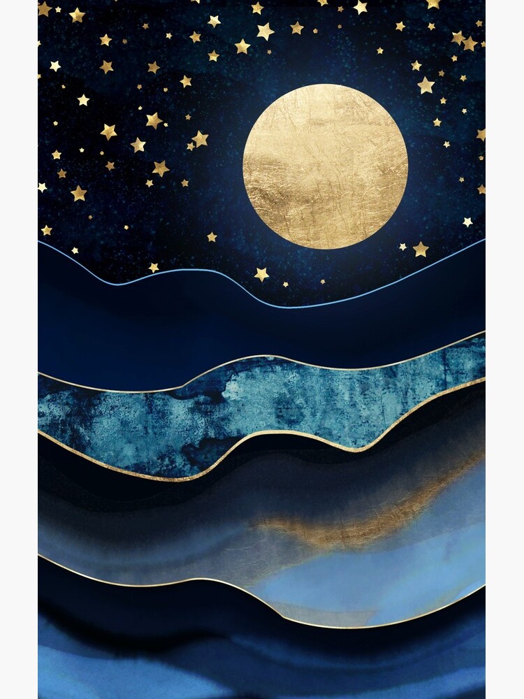 Golden Moon by spacefrogdesign