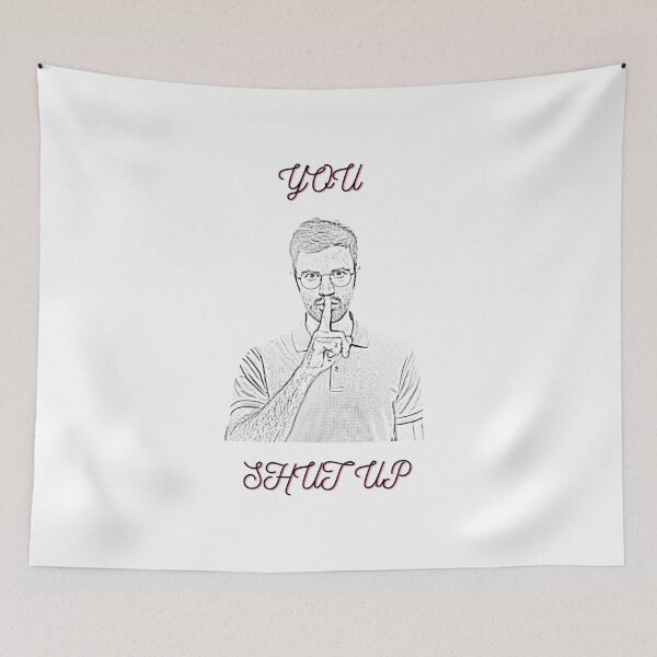 Item preview, gift shut up, sir ask for silence for calm and comfort. designed and sold by Marouane21.