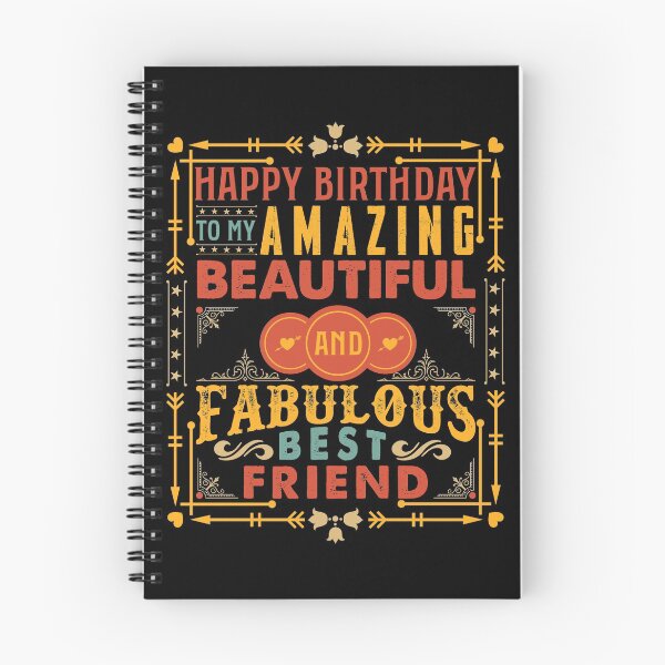 Item preview, Happy Birthday To My Amazing Beautiful And Fabulous Best Friend  designed and sold by wonderscape.